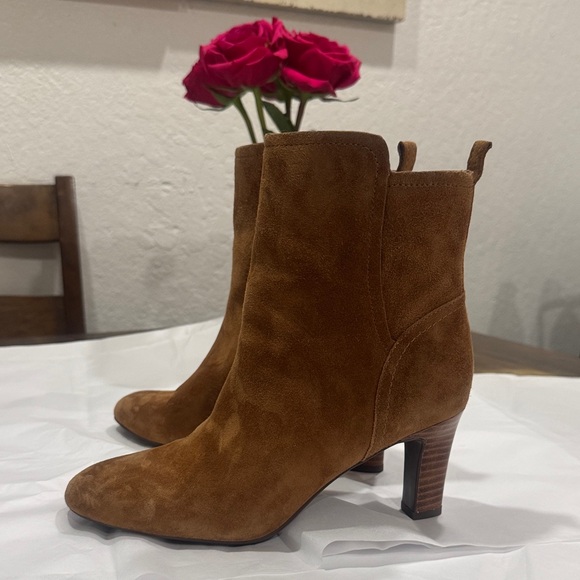 Shoes - Brown Suede Ankle Boots
